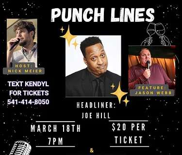 Comedy: Fine Wines & Punch Lines (Third Wednesdays)