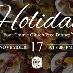 Holiday Four Course Gluten Free Dinner