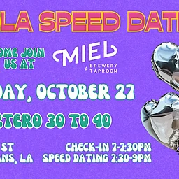 10/27 - NOLA Speed Dating @ Miel Brewery