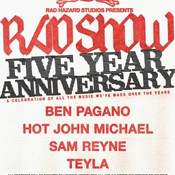OWL PRESENTS! "RAD SHOW" with Sam Reyne, Hot John Michael, Teyla, Ben Pagano