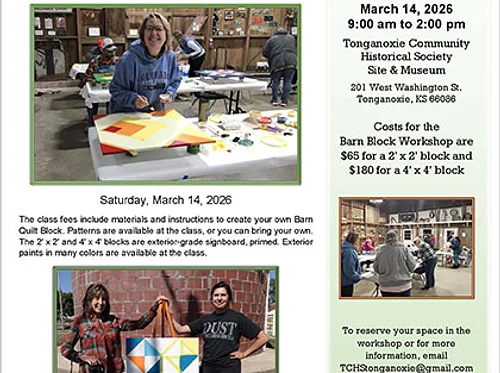 Barn Quilt Workshop Spring 2025