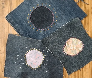 Visible Mending With Patches