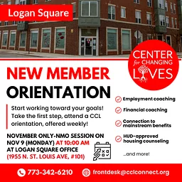 New Member Orientation - Logan Square - November 9th in English (Special Monday NMO)