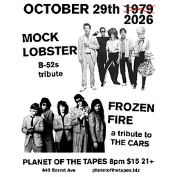Mock Lobster, Frozen Fire