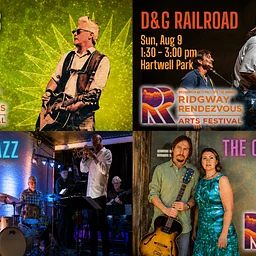 Ridgway Rendezvous 2026 ~ Sunday Live Music Schedule