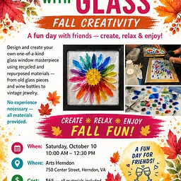 Creative Painting with Glass: Fall Creativity