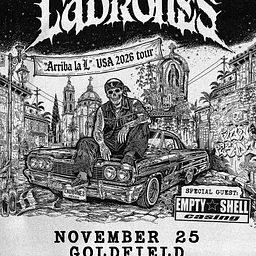 ARRIBA LA L" USA 2026 TOUR Ladrones Empty Shell Casing Doors: 7:00 PM