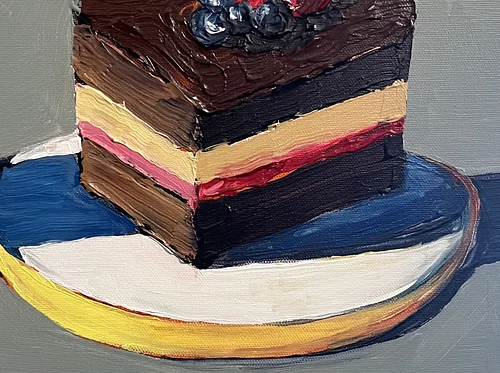 Sweet Strokes: Painting Desserts in Impasto