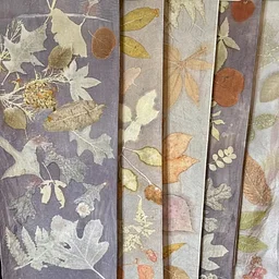 Eco-Printing on Silk
