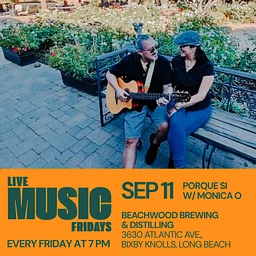 FRIDAYS: LIVE MUSIC AT BEACHWOOD DISTILLING 🍹 BIXBY KNOLLS LONG BEACH