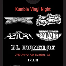 Cumbia DJs 3rd Fridays 9pm