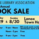 Lenox Library Association’s Annual Book Sale