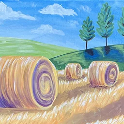 Hay Bales Canvas Class