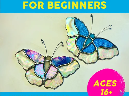 Saturday 4/11, 1-3pm, Spring Stained Glass for Beginners