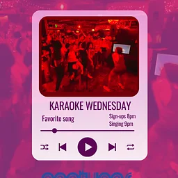 WEDNESDAY KARAOKE!