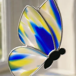 Stained Glass Butterfly Suncatcher