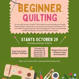 FA2026-35: Beginning Quilting Evening