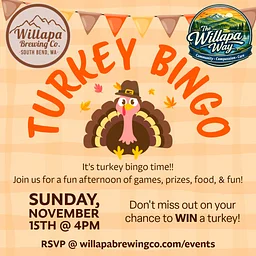 🦃 Our Annual Turkey Bingo is back! 🦃