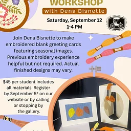 Embroidery Workshop with Dena Bisnette