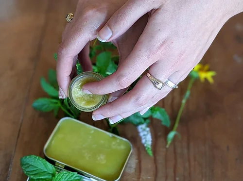 Herbal Salves from the Garden