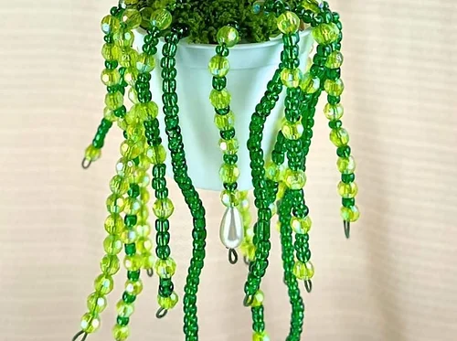 Meet & Make: Beaded Plant Suncatcher + Macramé Hanger