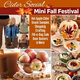 Cider Social – Shopping, Sipping, Snacking, Crafting