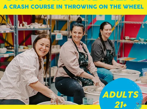 Uncork and Clay: Saturday 6/6, 4-6pm, ages 21+