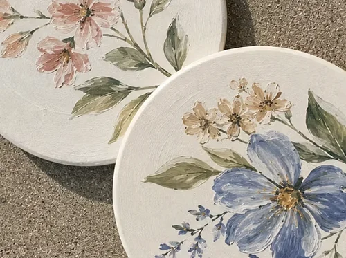 Paint & Sip – Wine Coasters