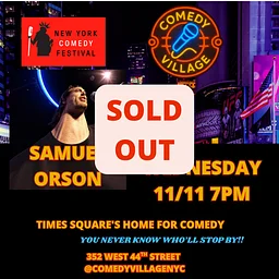 New York Comedy Festival | Samuel Orson November 11th @7pm