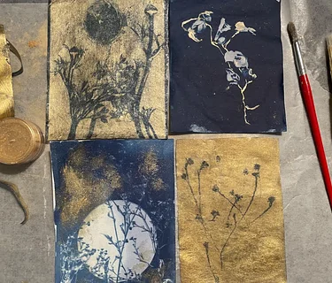 Cyanotypes & Gold with Marcy Palmer (Online)