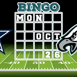Monday Night Football Bingo – Cowboys vs Eagles at the UpBar