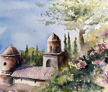 Jan Guarino presents Fearless Watercolors in Italy
