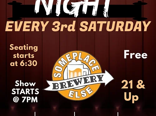 Rotating Tap Comedy Show – Every 3rd Saturday
