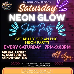 Saturday PM NEON Skate Session