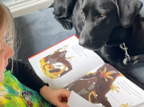 Read to Brody (Read to a Dog program)