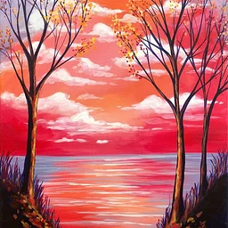 Painting with Pinot’s Palette: Rose Autumn Morning (In-Person)