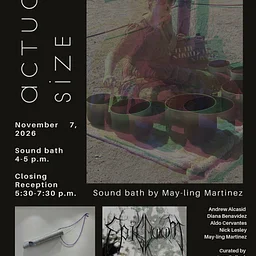Sound Bath in Gallery - 'Actual Size'