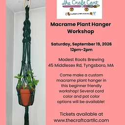 Macrame Plant Hanger Workshop