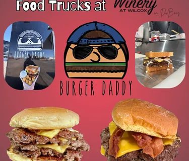Food Trucks @ The Winery at Wilcox in DuBois: Burger Daddy