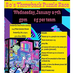 80’s Throwback Puzzle Race