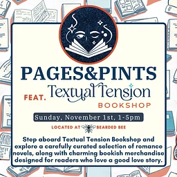 Pages & Pints featuring Textual Tension Bookshop
