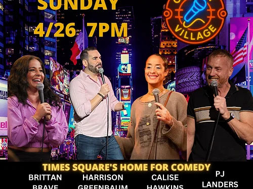 NYC Stand-Up | Sun, April 26th @7 PM