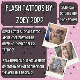 Flash Tattoos By Zoey Popp