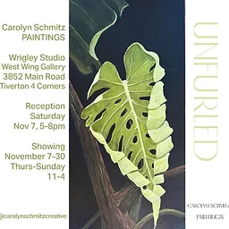 Carolyn Schmitz Painting Reception at Wrigley Studio West Wing Gallery