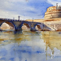 Jan Guarino presents Fearless Watercolors one week in Tuscany