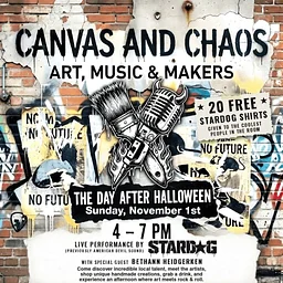 Canvas & Chaos, Live Music & Art by Regan Hatfield, American Devil Sound Production