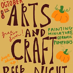 Arts and Craft Beer Night