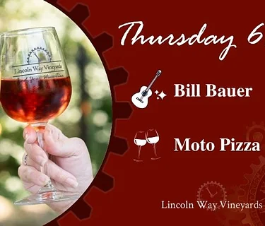 Thursday Night Escape with Bill Bauer and Moto Pizza