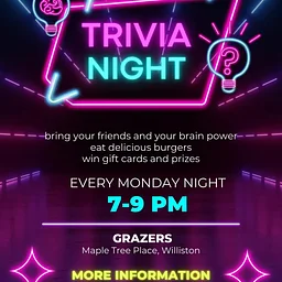 Monday Night Trivia at Grazers with Burlington Beer Co.