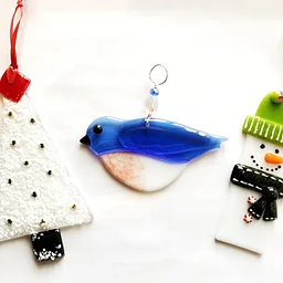 Fused Glass Ornaments